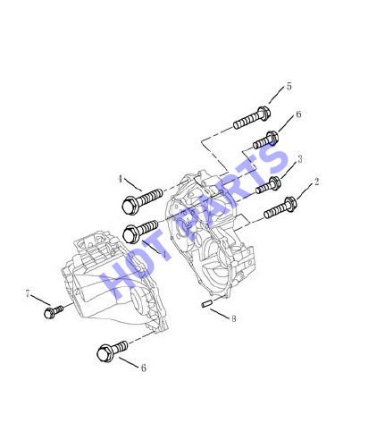 КРЕПЁЖНЫЕ БОЛТЫ КПП S170B