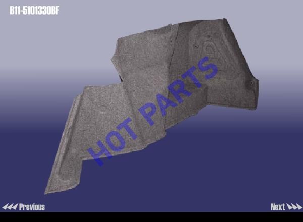 MOULD ASSY - REAR ARCH RH