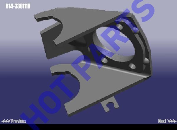 картинка SEAT WELDMENT ASSY WHEEL LH  B14-3301110