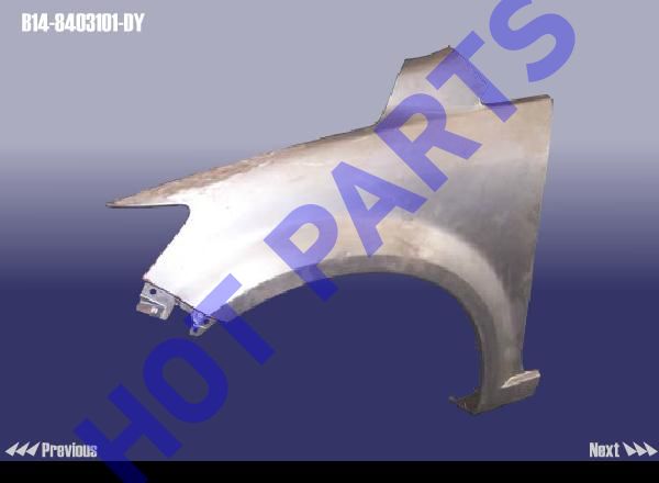 картинка PANEL - FR FENDER LH(ELECTROPHORESIS)  B14-8403101-DY