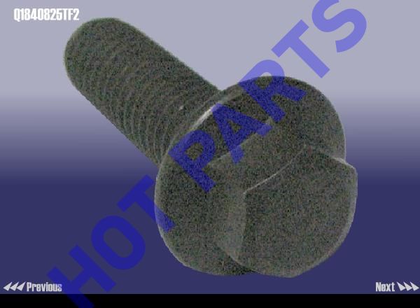 картинка CONNECTING BOLT-REAR HOUSING -- не разобрано 2 Q1840825TF2