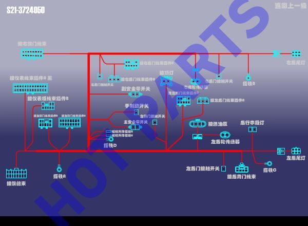 картинка CABLE ASSY-FLOOR INR  S21-3724050